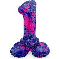 Folat folieballon staand 1 paint splash 41 cm | 20 stuks
