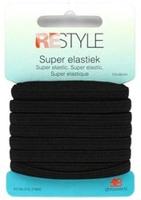 Restyle Super Elastiek Gebreid 6mm x 10 meter 000 Zwart