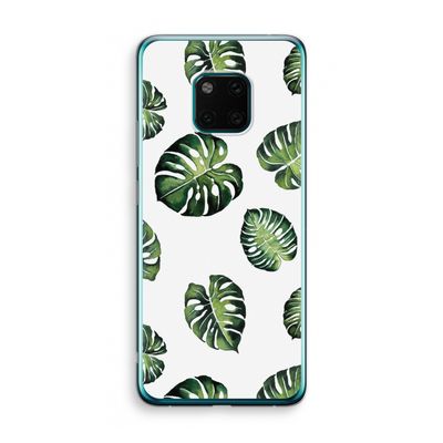 Tropische bladeren: Huawei Mate 20 Pro Transparant Hoesje