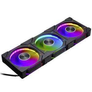 Phanteks D30 PWM Regular Airflow D-RGB PC-ventilator Zwart (b x h x d) 120 x 120 x 30 mm