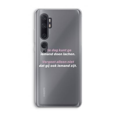 gij zijt ook iemand: Xiaomi Mi Note 10 Pro Transparant Hoesje