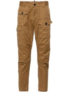 DSQUARED2 pantalon fuselé à poches cargo - Marron