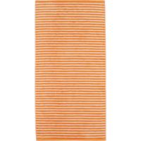 Cawö Cawo Campus Ringel Handdoek 50x100 mandarine