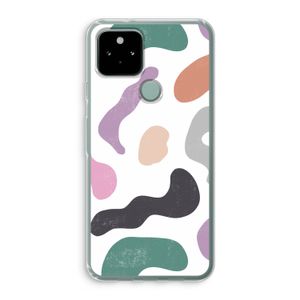 Memphis Shapes: Google Pixel 5 Transparant Hoesje