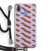 Bacon to my eggs #2: Samsung Galaxy A40 Transparant Hoesje met koord