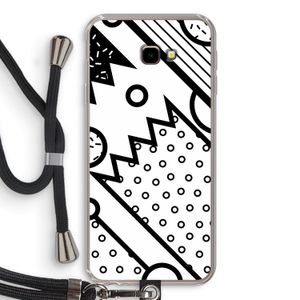 Pop Art #4: Samsung Galaxy J4 Plus Transparant Hoesje met koord
