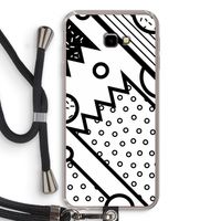 Pop Art #4: Samsung Galaxy J4 Plus Transparant Hoesje met koord