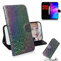 Voor Xiaomi Redmi 7/Y3 effen kleur kleurrijke magnetische Buckle horizontale Flip PU lederen draagtas met houder & kaartsleuven & portemonnee & Lanyar