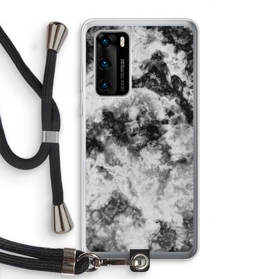 Onweer: Huawei P40 Transparant Hoesje met koord