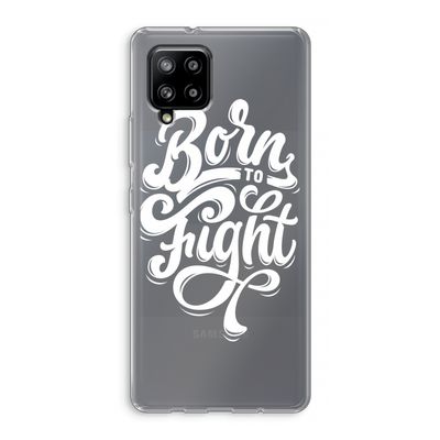 Born to Fight: Samsung Galaxy A42 5G Transparant Hoesje