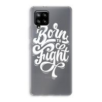 Born to Fight: Samsung Galaxy A42 5G Transparant Hoesje