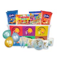 Zeemeermin partybox - chips, snoep & feestartikelen - 1500g Zeemeermin partybox - chips, snoep & feestartikelen - 1500g