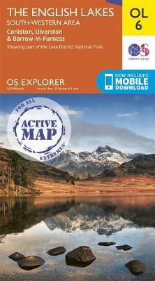 Wandelkaart 6 OS Explorer Map | Active The English Lakes South-Western Area | Ordnance Survey