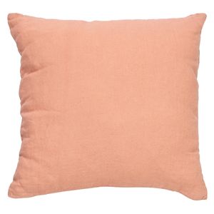 Dutch Decor - LINN - Kussenhoes 45x45 cm - 100% linnen - effen kleur - Muted Clay - roze