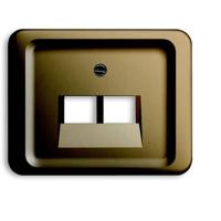 Busch-Jaeger 2CKA001753A8493 UAE-, IAE-, ISDN-contactdoos Afdekking Brons 1 stuk(s)