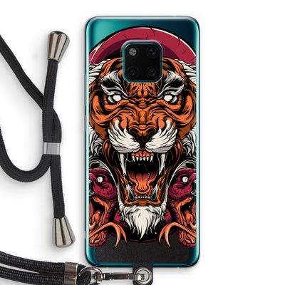 Tiger and Rattlesnakes: Huawei Mate 20 Pro Transparant Hoesje met koord