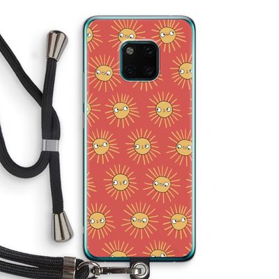 Zon: Huawei Mate 20 Pro Transparant Hoesje met koord