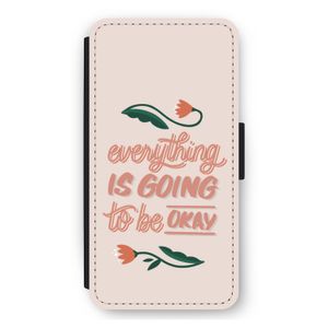 Optimistic flower girl: iPhone 11 Pro Max Flip Hoesje