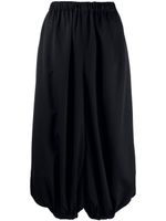 Comme Des Garçons Comme Des Garçons pantalon court à taille élastiquée - Bleu