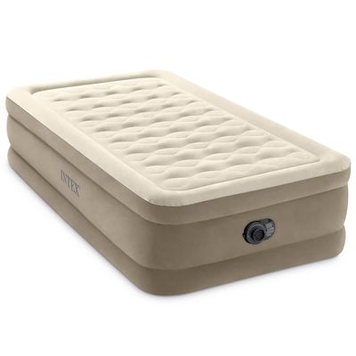 Intex ultra plush luchtbed - eenpersoons