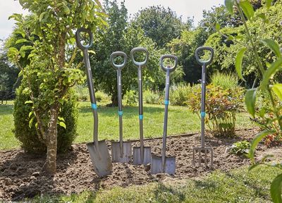 Gardena 17010-20 schop & plantenschopje Tuinspade spits Staal Zwart