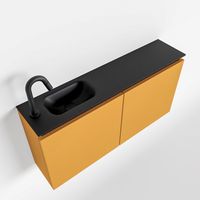 Toiletmeubel Mondiaz Ture | 100 cm | Meubelkleur Ocher | Eden wastafel Urban Links | 1 kraangat