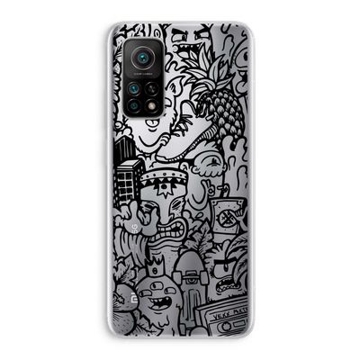 Vexx Black Mixtape: Xiaomi Mi 10T 5G Transparant Hoesje