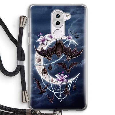 Vleermuizen Maan: Honor 6X Transparant Hoesje met koord