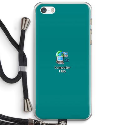 Win98: iPhone 5 / 5S / SE Transparant Hoesje met koord