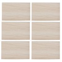 Secret de Gourmet tafel placemats - 12x - Natuursteen look - beige - 45 x 30 cm - Tafel onderleggers