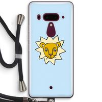 Kleine leeuw: HTC U12+ Transparant Hoesje met koord Kleine leeuw: HTC U12+ Transparant Hoesje met koord