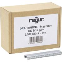 Regur 60724 Draadringen 2500 stuk(s) Afm. (l x b) 16 mm x 8 mm - thumbnail