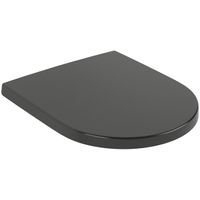 Villeroy & Boch Subway 3.0 closetzitting met softclose en quickrelease Mat Ebony 8M42S1S5