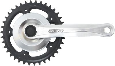 Amar Crankset 4-edge 38t 170mm b/sil.