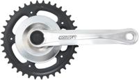 Amar Crankset 4-edge 38t 170mm b/sil.
