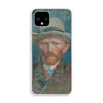 Van Gogh: Pixel 4 Transparant Hoesje