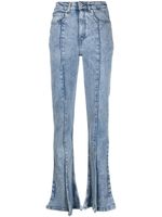 Y/Project jean skinny Trumpet à taille haute - Bleu - thumbnail