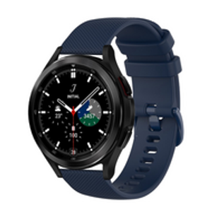 Sportband met motief - Donkerblauw - Samsung Galaxy Watch 4 Classic - 42mm & 46mm