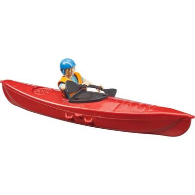 bruder bworld Kajak met speelfiguur modelvoertuig