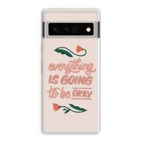 Optimistic flower girl: Google Pixel 6 Pro Transparant Hoesje