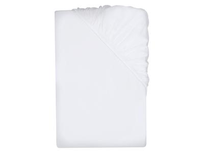 LIVARNO Satijnen hoeslaken 180-200 x 200 cm (Wit)