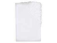 LIVARNO Satijnen hoeslaken 180-200 x 200 cm (Wit)