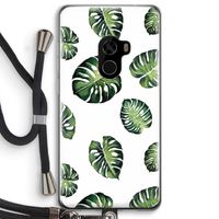 Tropische bladeren: Xiaomi Mi Mix 2 Transparant Hoesje met koord