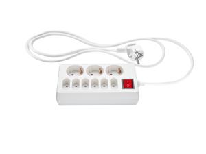 SILVERCREST Stekkerdoos (9 stopcontacten (wit))