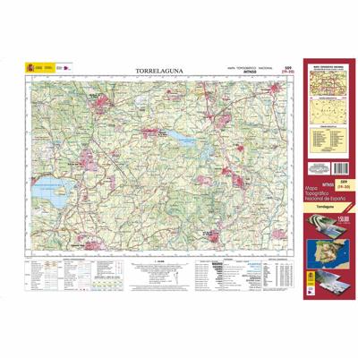 Topografische kaart 509 MT50 Torrelaguna | CNIG - Instituto Geográfico Nacional1