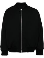 Jil Sander veste bomber à design matelassé - Noir