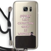 Christian Grey: Samsung Galaxy S7 Transparant Hoesje met koord