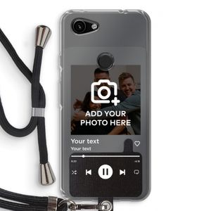 Music Player: Pixel 3a Transparant Hoesje met koord