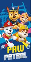 Paw Patrol handdoek blauw 70 x 140 cm - katoen