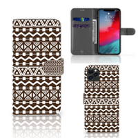 Apple iPhone 11 Pro Max Telefoon Hoesje Aztec Brown